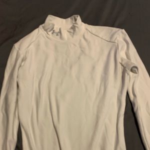 White thermal under armour